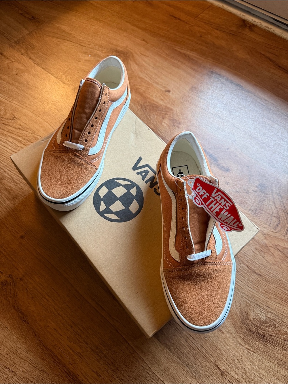 Vans Old Skool Sneakers - Rust Brown & White